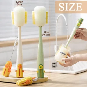 5-in-1 Baby Bottle Cleaning Brush Set