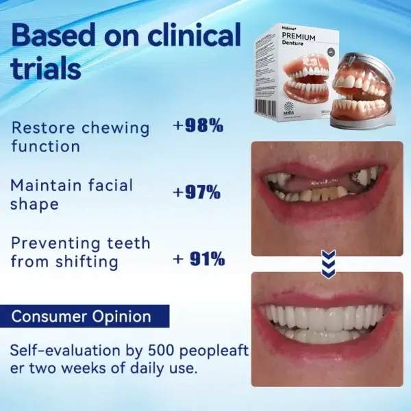 🦷Advanced Customized Full Denture Set🦷 (⏰Limited time discount last 30 minutes⏰)🍁🍁 - Image 4