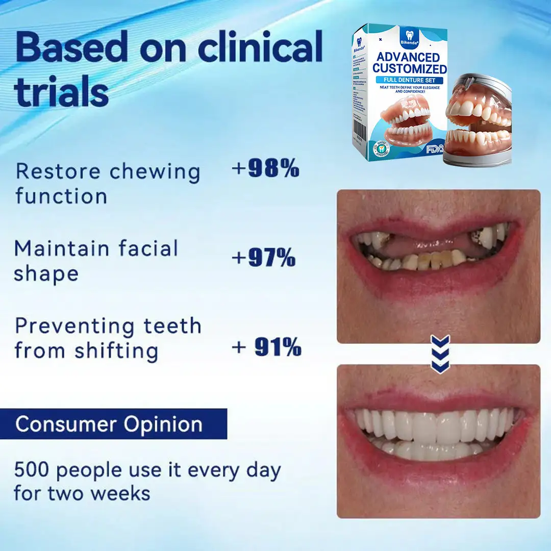 🦷Advanced Customized Full Denture Set🦷🇺🇸 (⏰Limited time discount last 30 minutes⏰) - Image 3