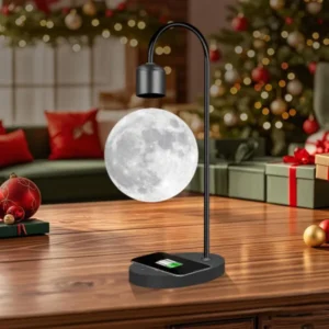 Floating Moon Lamp with Wireless Charging