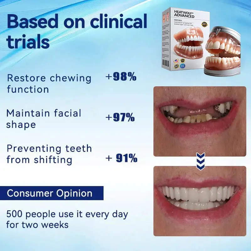 💝Premium Advanced Customized Full Denture Set 💝 (⏰Limited time discount last 30 minutes) - Image 6