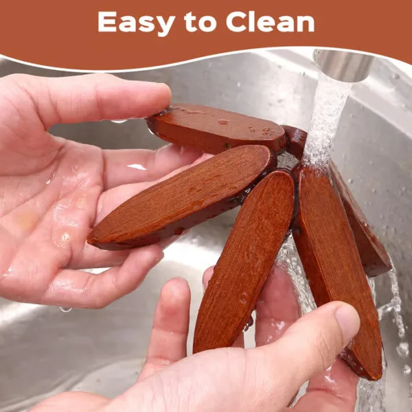 Premium Heat-Resistant Wooden Trivet