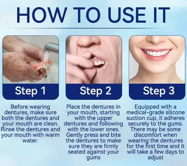 Adhesive teeth (upper and lower) - Image 7