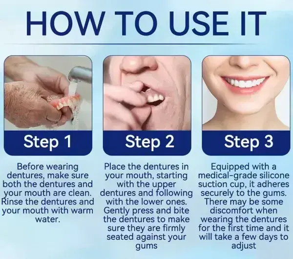 Adhesive teeth (upper and lower) - Image 4