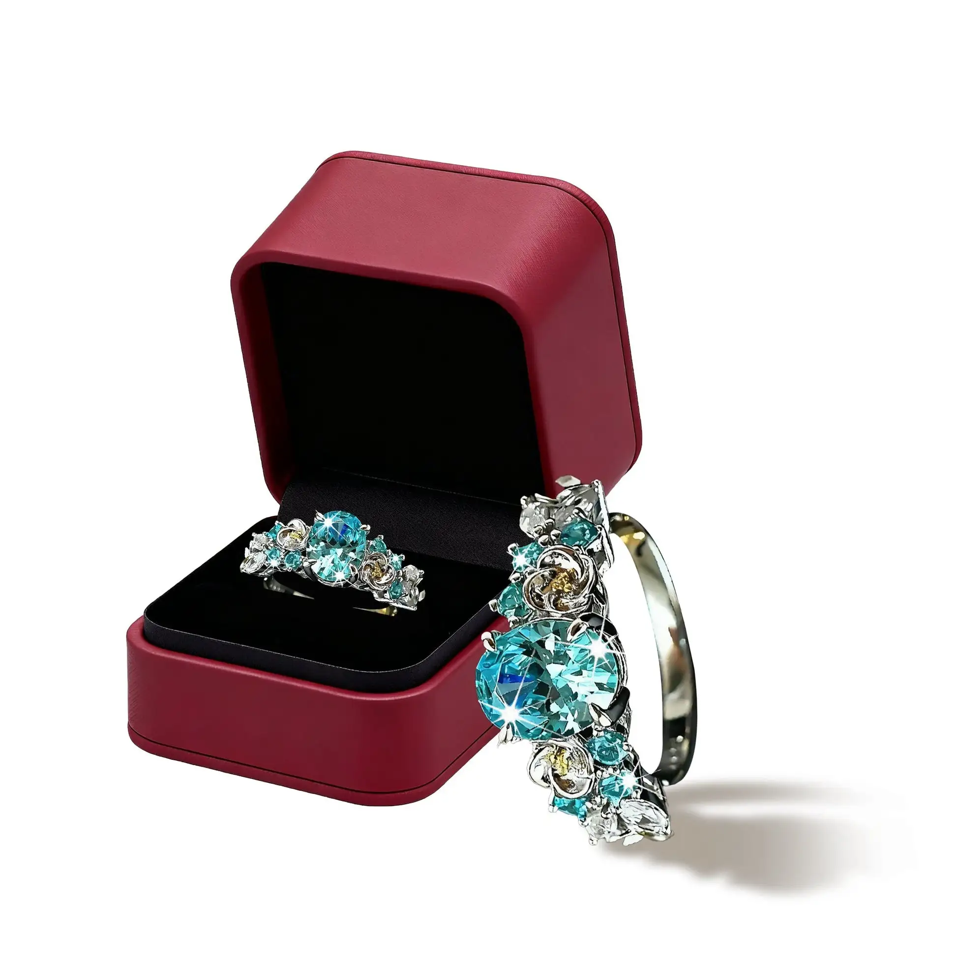 Magnetology Moissanite Diamond Ring - Image 15