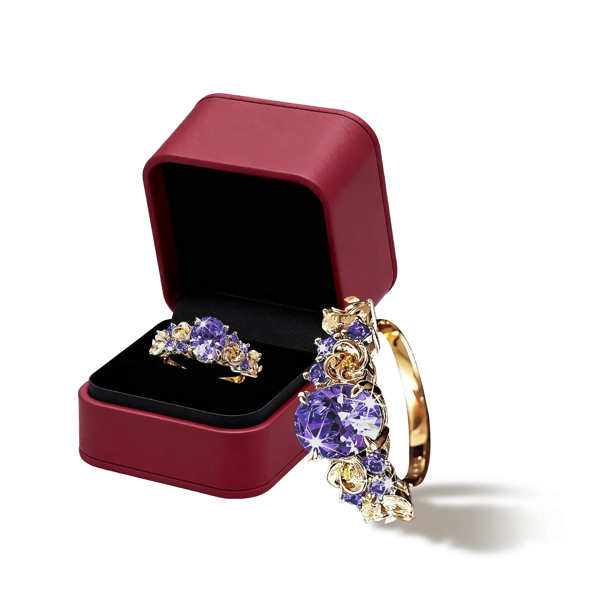 Magnetology Moissanite Diamond Ring - Image 16