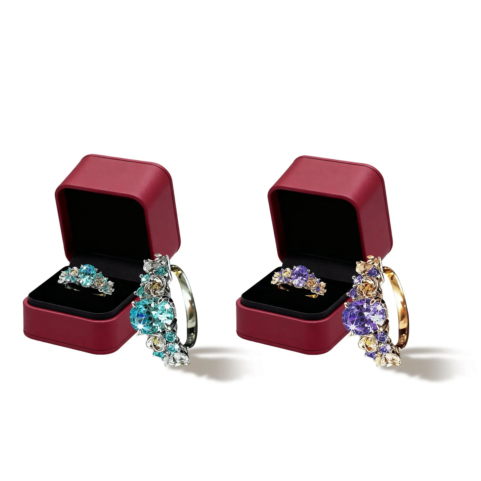 Magnetology Moissanite Diamond Ring - Image 17