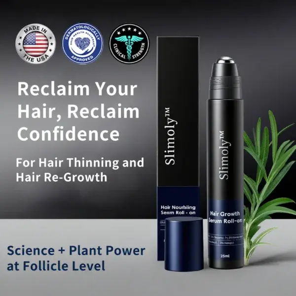 Professional Anti-Hair Loss Roll-On – Stimulates Hair Growth in 1–2 Weeks