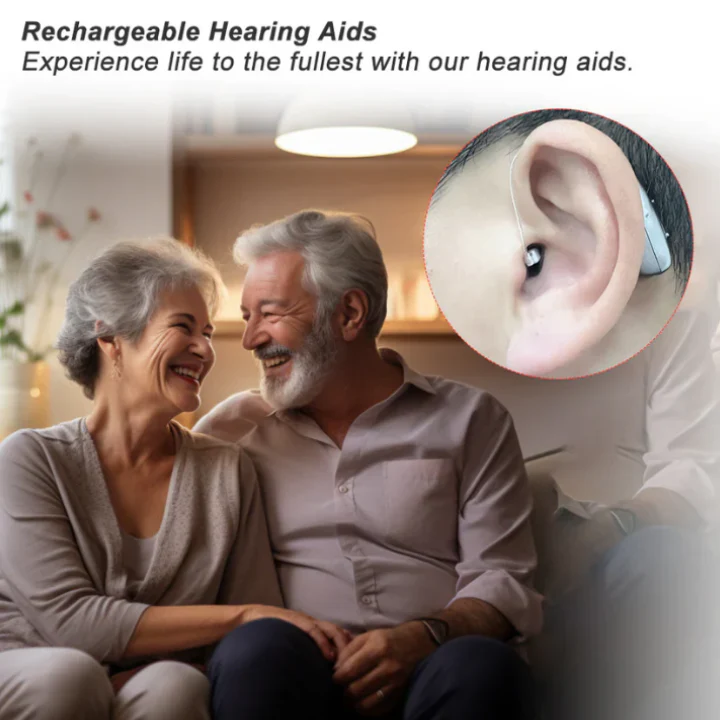 Smart, Self-Fitting Bluetooth Hearing Aids (App Controlled)
