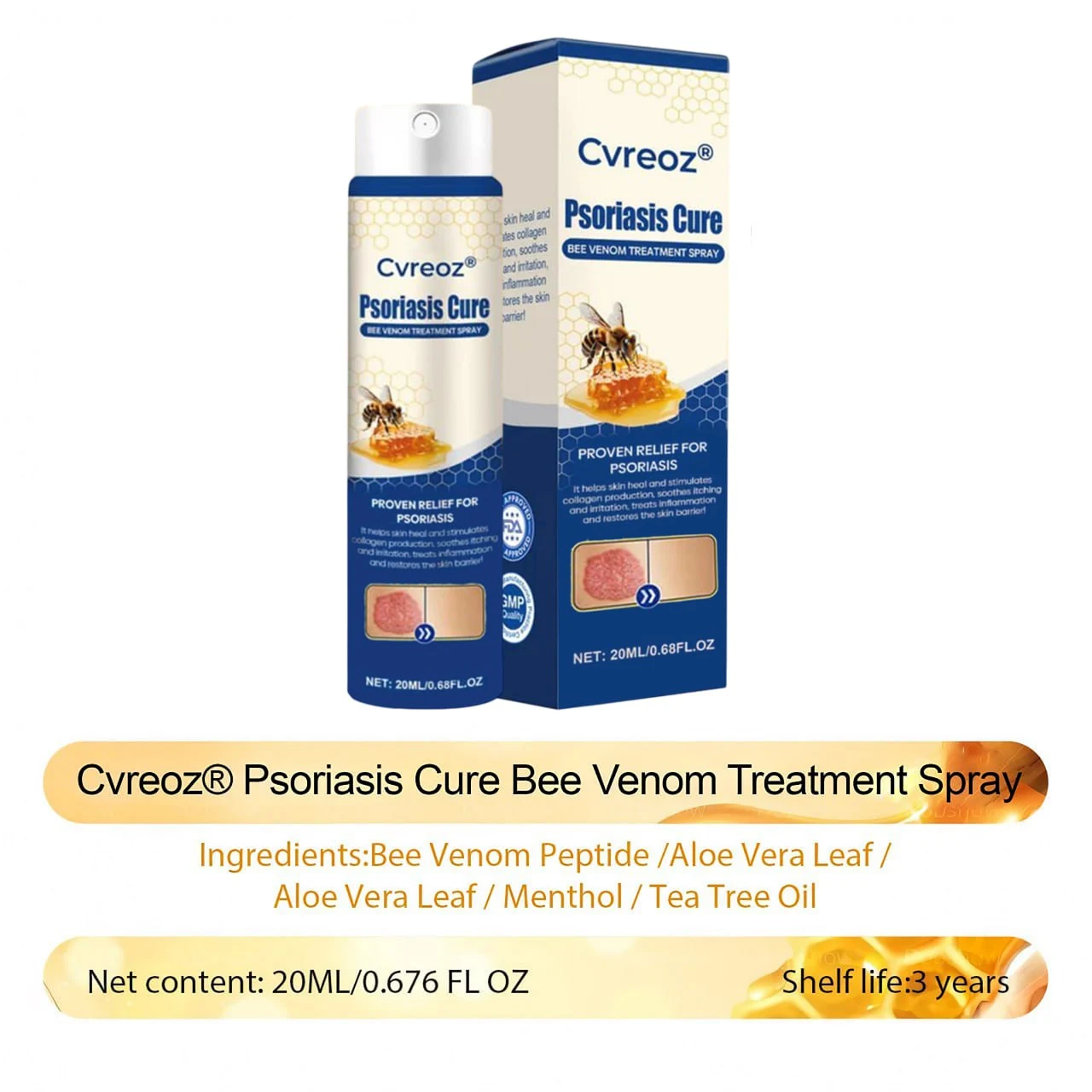 Psoriasis Cure Bee Venom Treatment Spray - Image 12