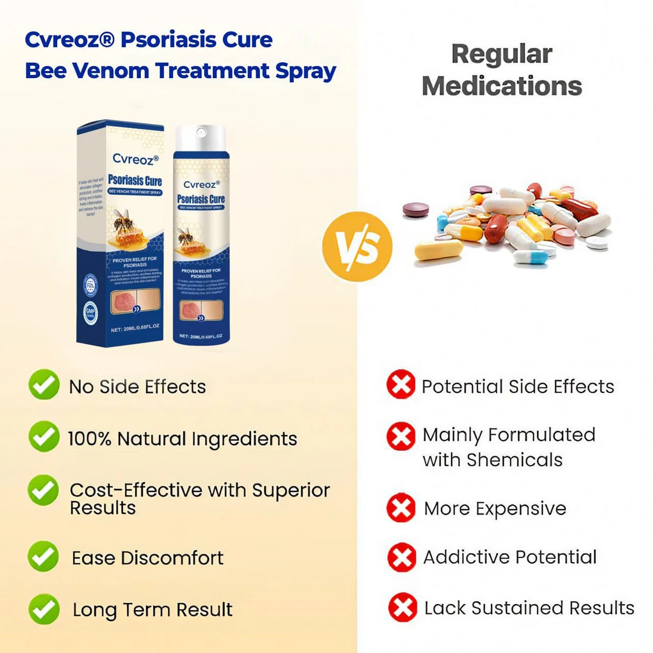 Psoriasis Cure Bee Venom Treatment Spray - Image 8