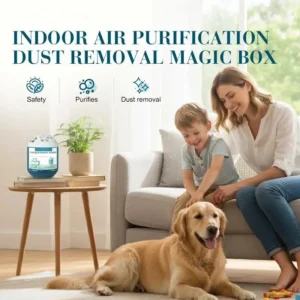 🧹 Indoor Air Purification Magic Box – Dust Removal & Odor Eliminator for Home