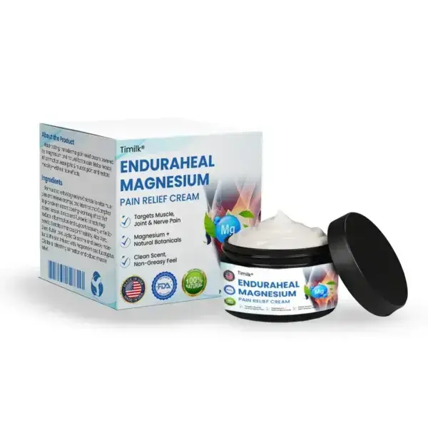 EnduraHeal Magnesium Pain Relief Cream (Treats Arthritis, Neuropathy, Rheumatism, Sports Injuries & More)