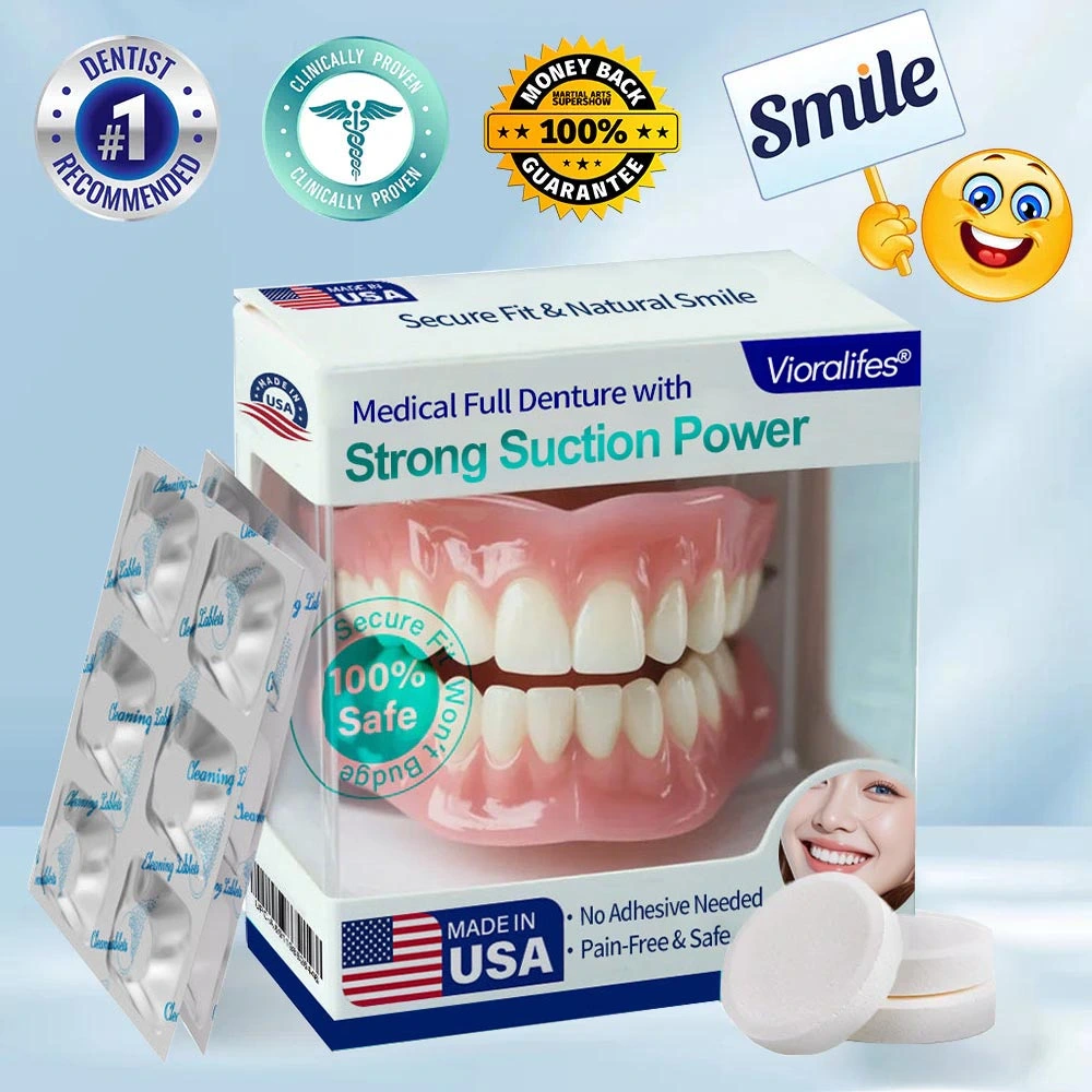 Medical Full Denture with Strong Suction