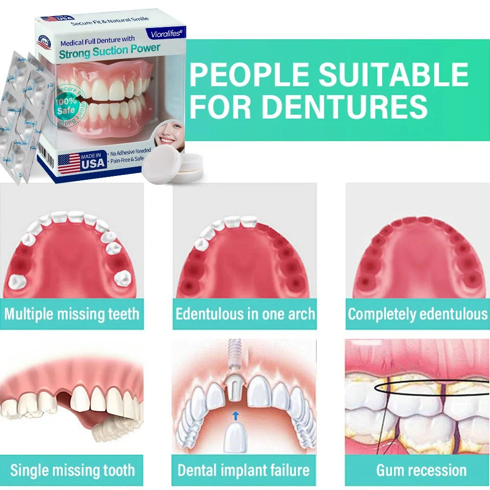 Medical Full Denture with Strong Suction - Image 3