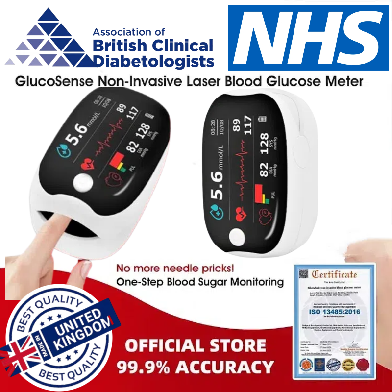 Advanced Laser Glucose Monitor – No Pricks, 99.9% Accuracy!