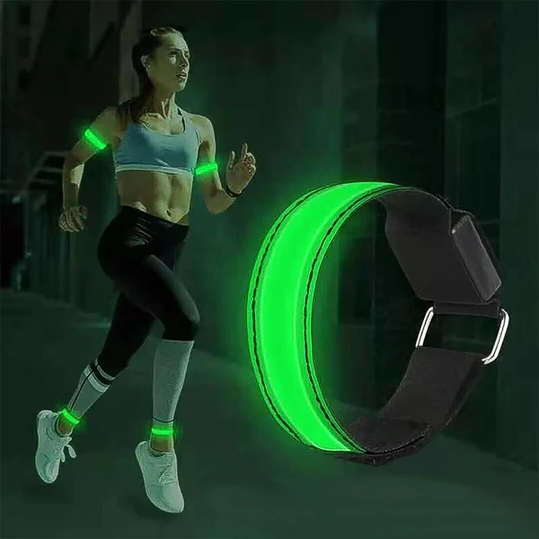 USB Charging LED Luminous Night Running Armband