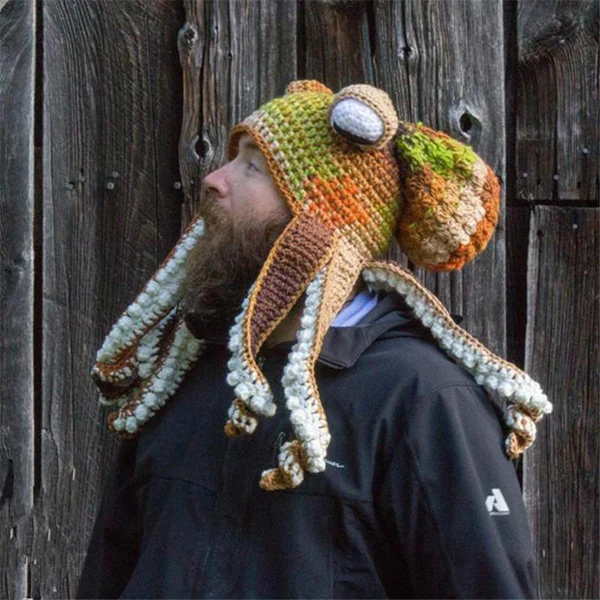 Handmade octopus knitted cap - Image 7
