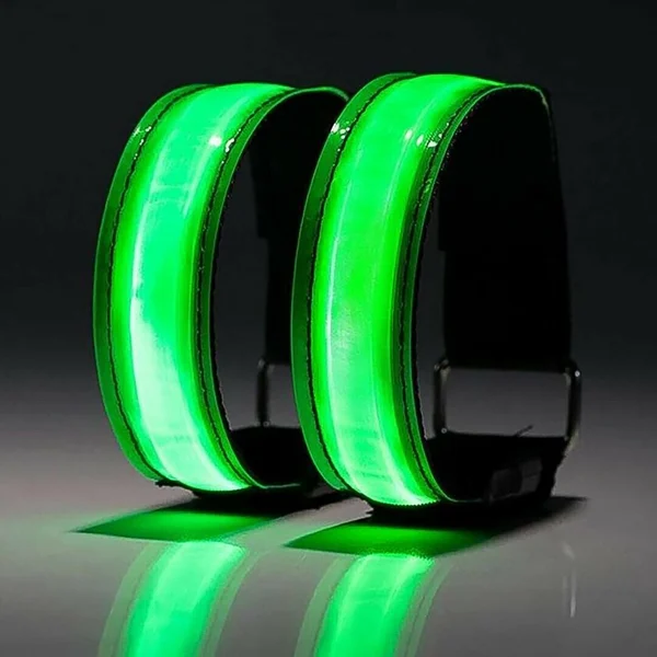 USB Charging LED Luminous Night Running Armband - Image 4