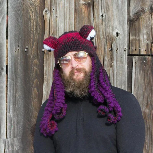 Handmade octopus knitted cap - Image 5