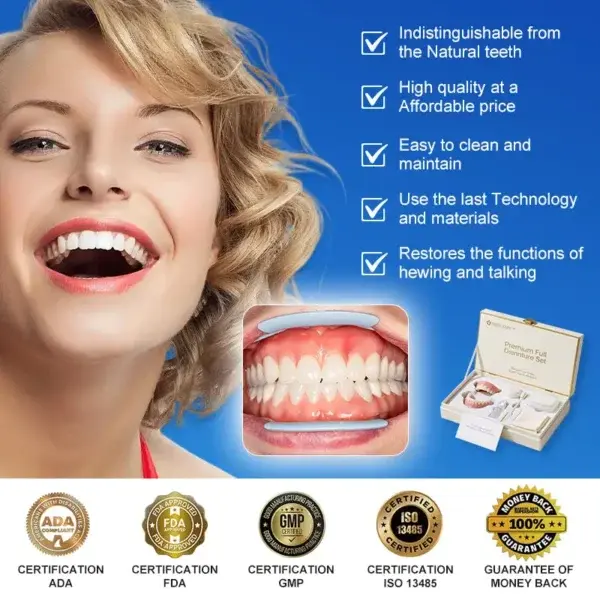 (Affordable –Advanced Customized Full Denture Set🦷 - Image 2