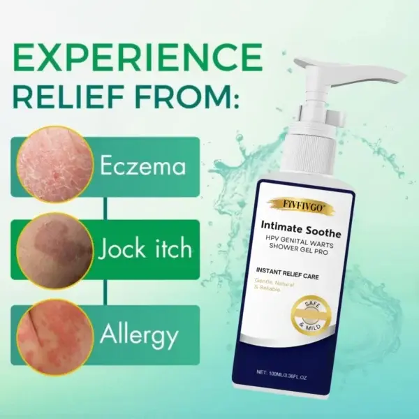 Intimate Soothe HPV Genital Warts Shower Gel PRO - Image 5