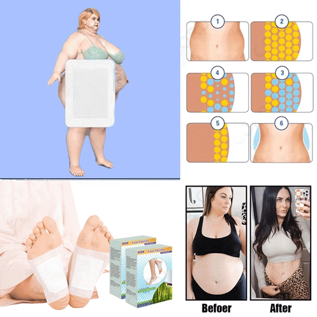 Natural Herbal Tourmaline Far Infrared Magnetic Therapy Foot Patches - Image 6