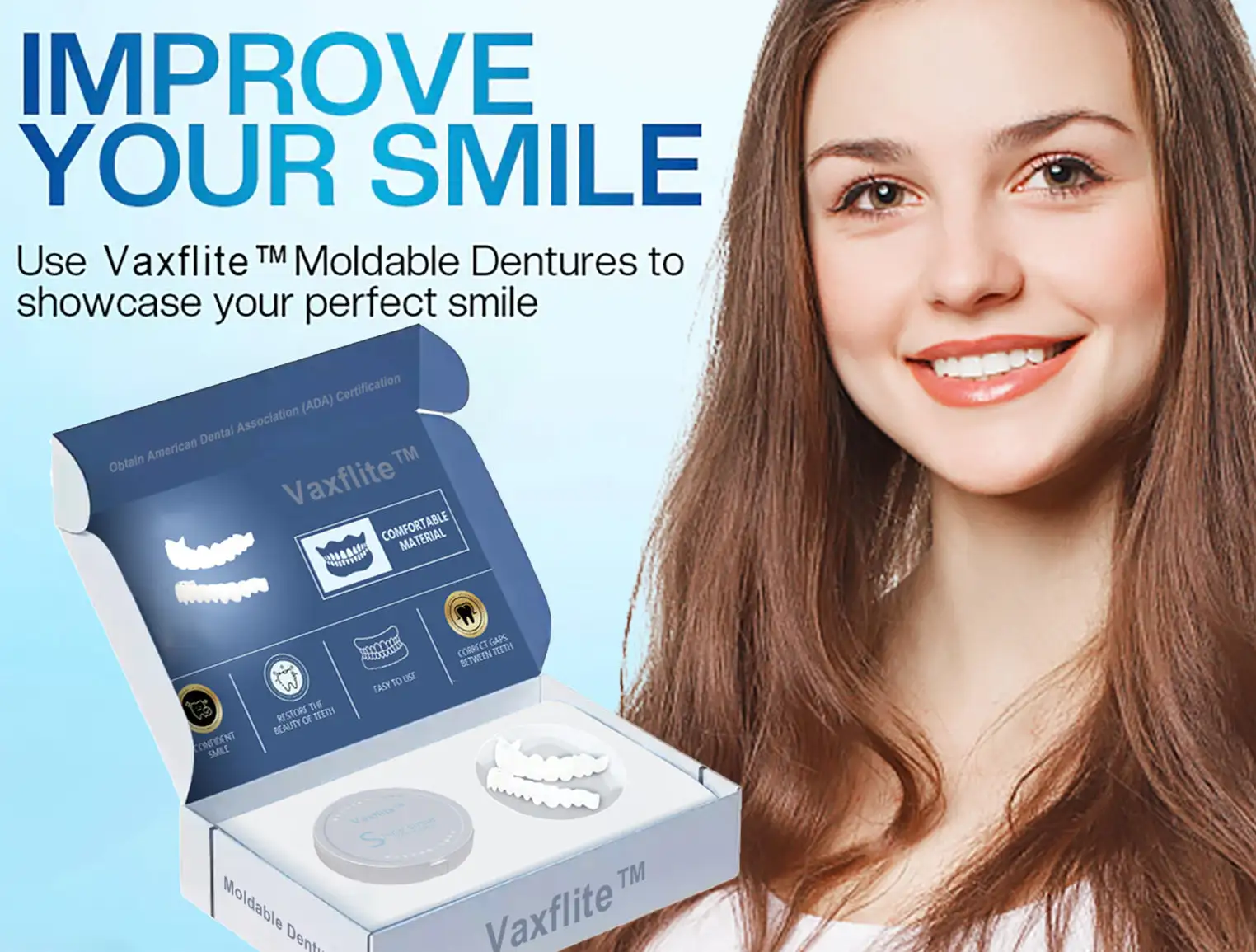 Official Store | Moldable Dentures💯Obtain American Dental Association (ADA) Certification ✅