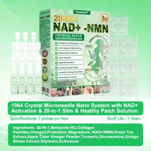 1064 Crystal Microneedle Nano System with NAD⁺ Activation & 20-in-1 Slim & Healthy Pacth Solution