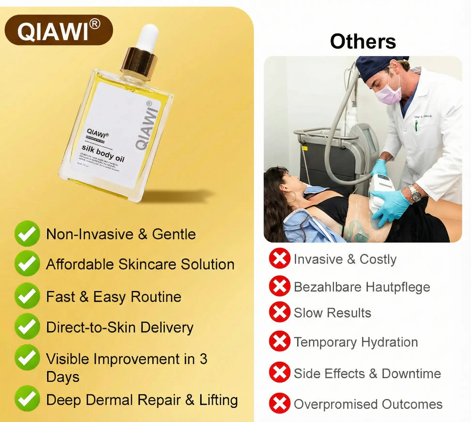 Silk Body Oil-Smooth Wrinkles & Firm Sagging Skin - Image 6