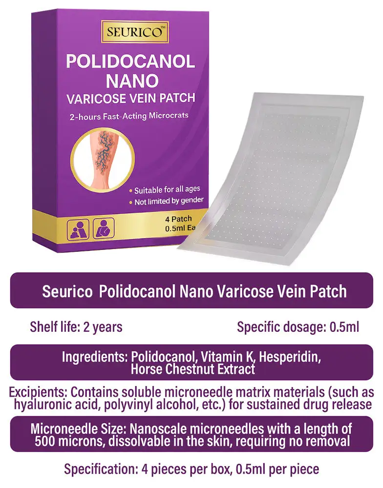 Polidocanol Nano Varicose Vein Relief Patch - Image 6