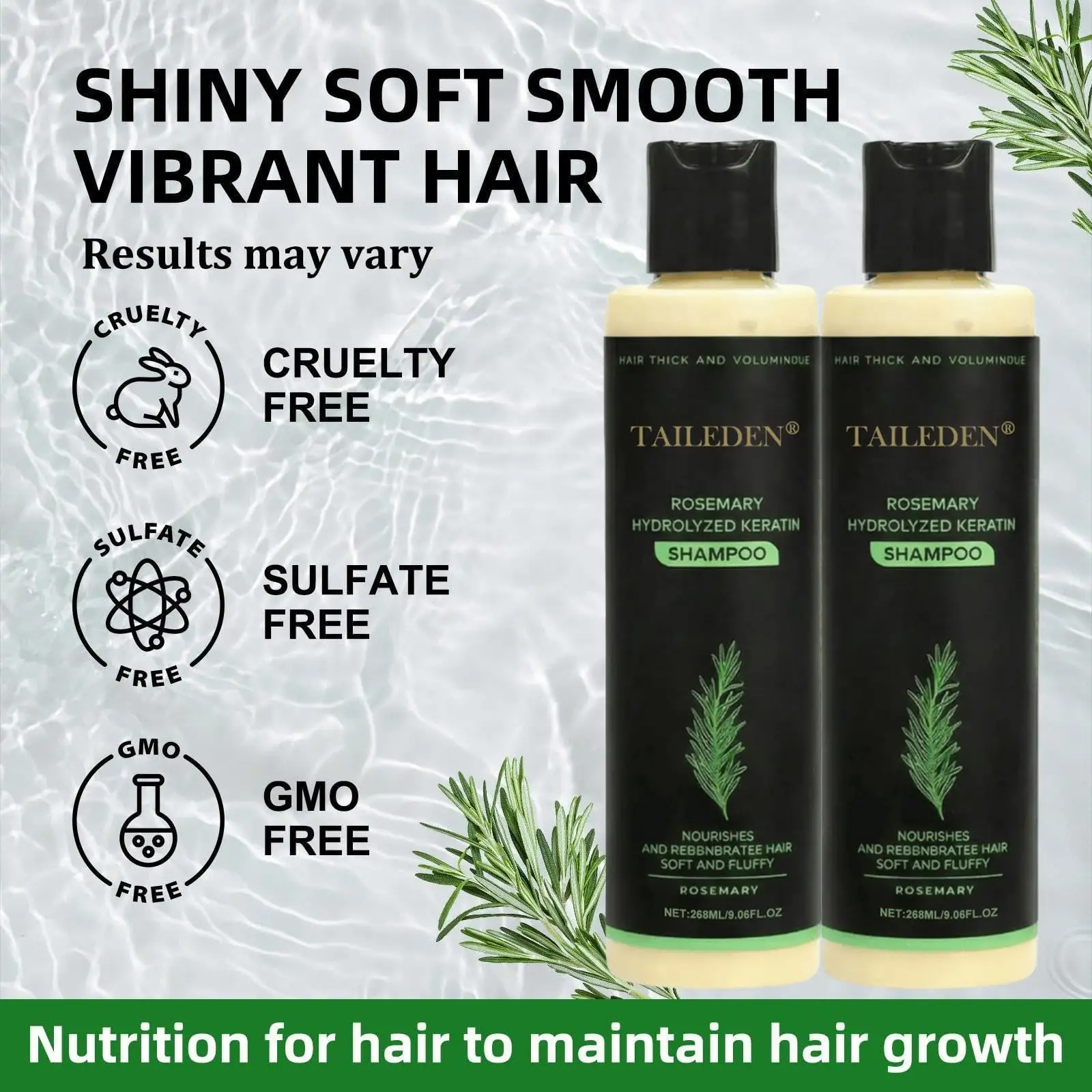 Rosemary Hydrolyzed Keratin Shampoo - Image 10