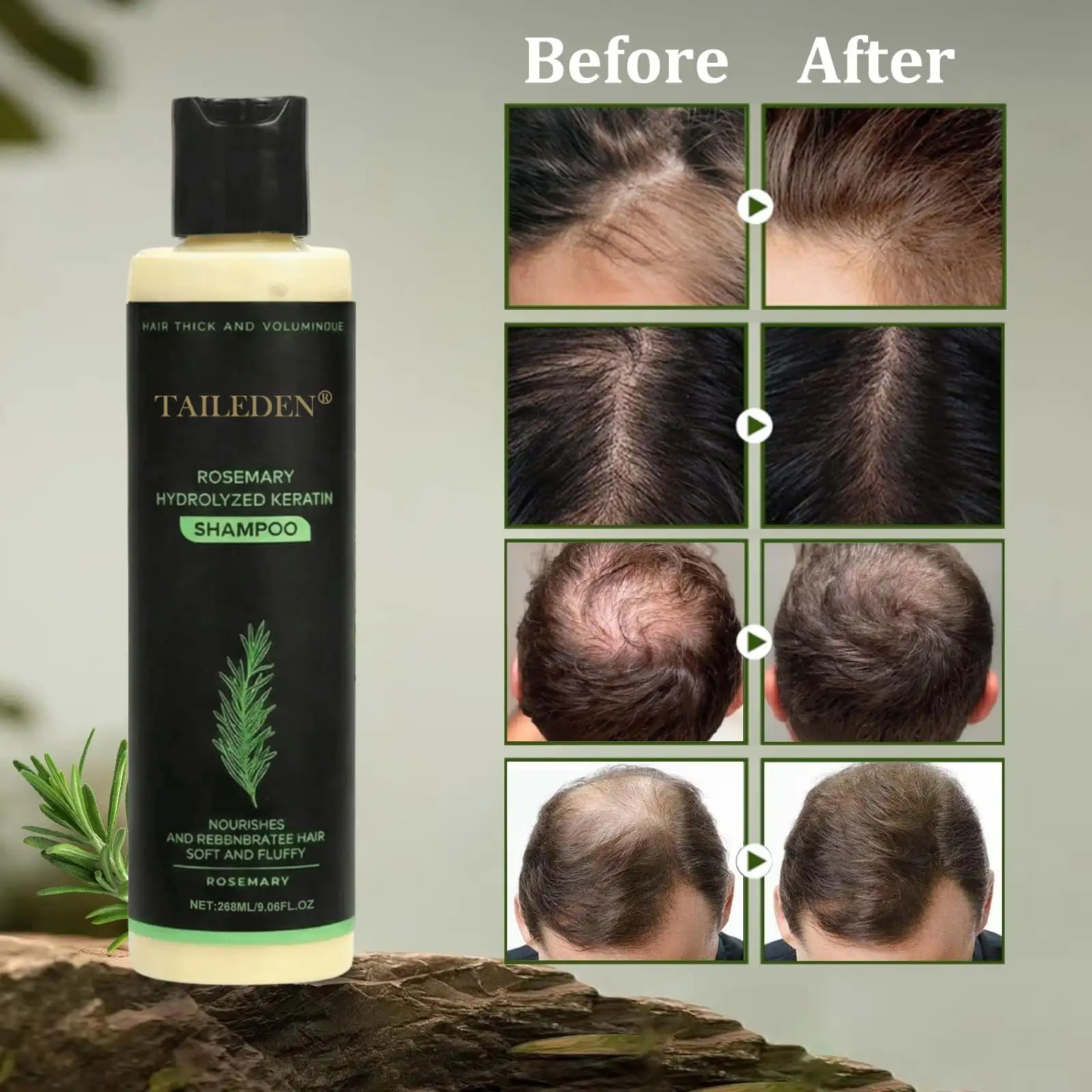 Rosemary Hydrolyzed Keratin Shampoo - Image 12