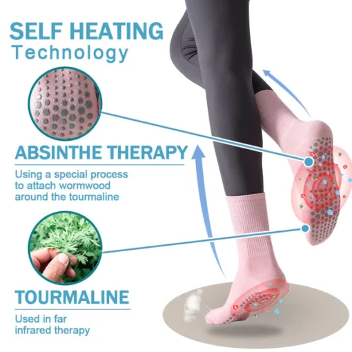 Ionic Ionized Low-Frequency Pulse Self-Heating Socks - Image 2