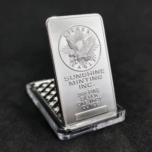 1OZ SUNSHINE MINTING Encapsulated Silver Bar