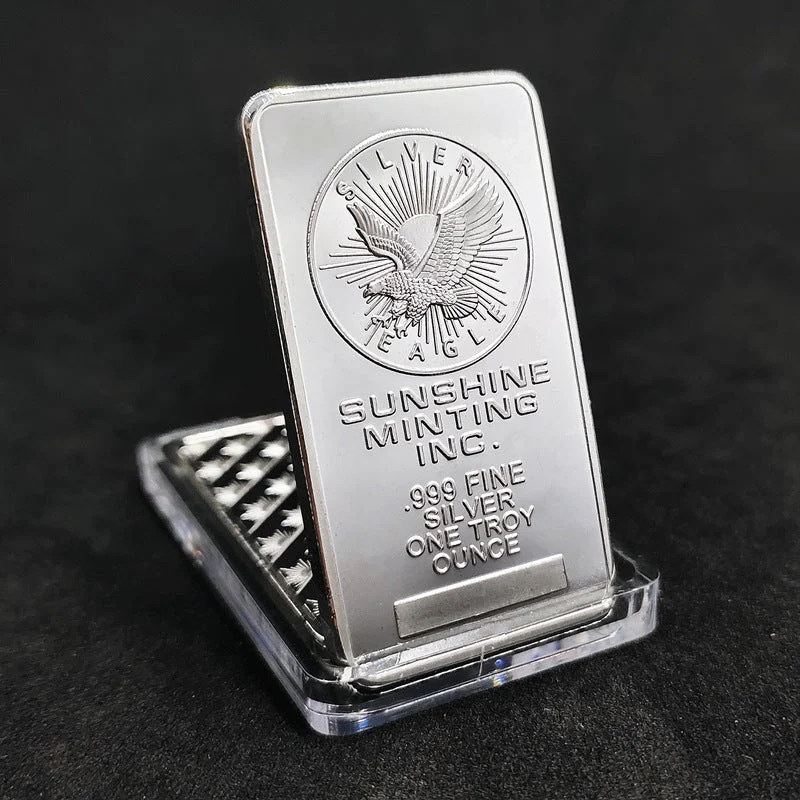 1OZ SUNSHINE MINTING Encapsulated Silver Bar