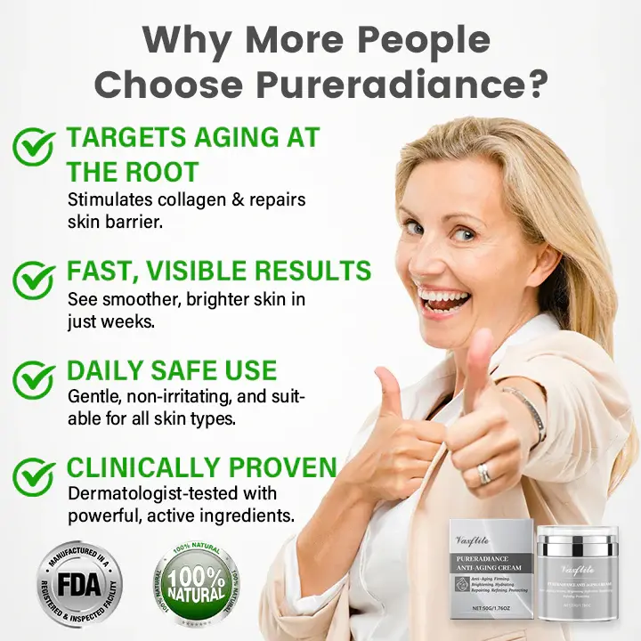 🔥2025 Hot-Selling Latest Upgraded Version PureRadiance Anti-Aging Cream - Image 6