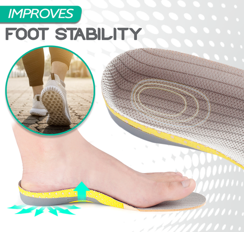 Free Cut Flat Foot Arch Support Insoles - Image 4