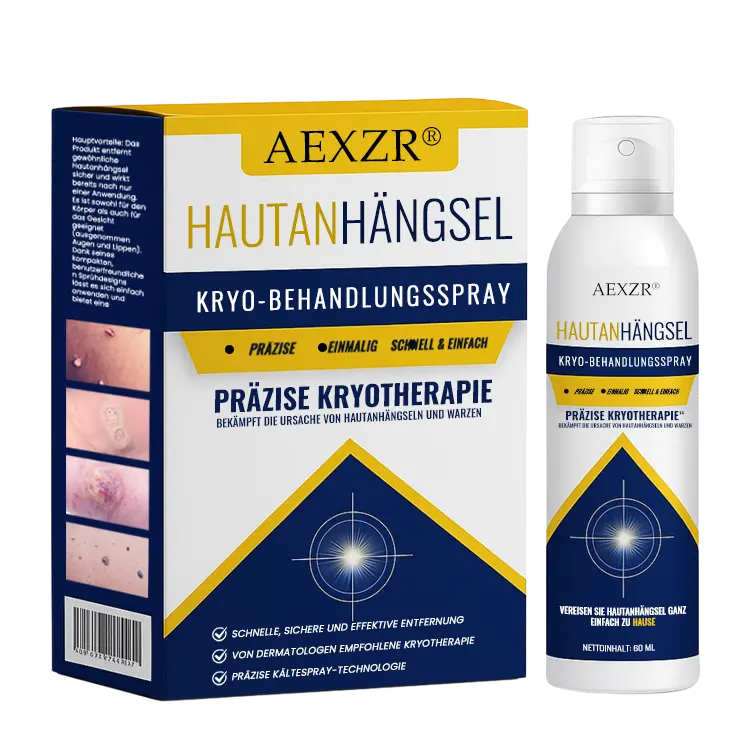 Hautanhängsel-Kryo-Behandlungsspray