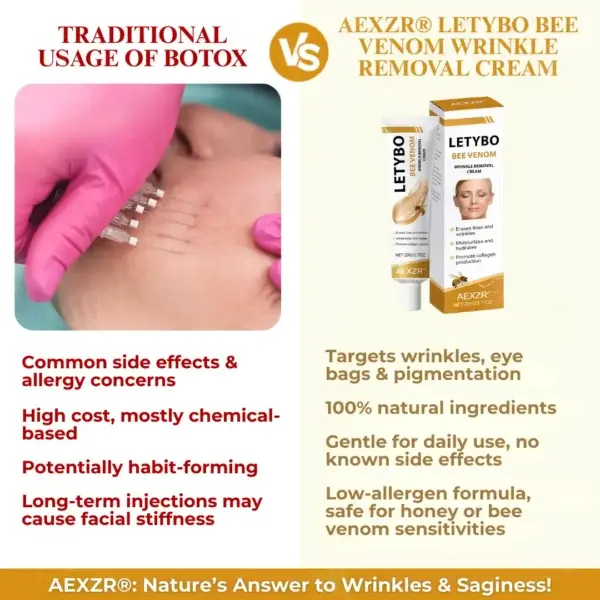 Letybo Bee Venom Wrinkle Removal Cream - Image 2