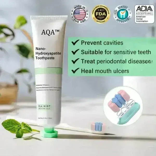 Fluoride-Free Nano Hydroxyapatite Toothpaste