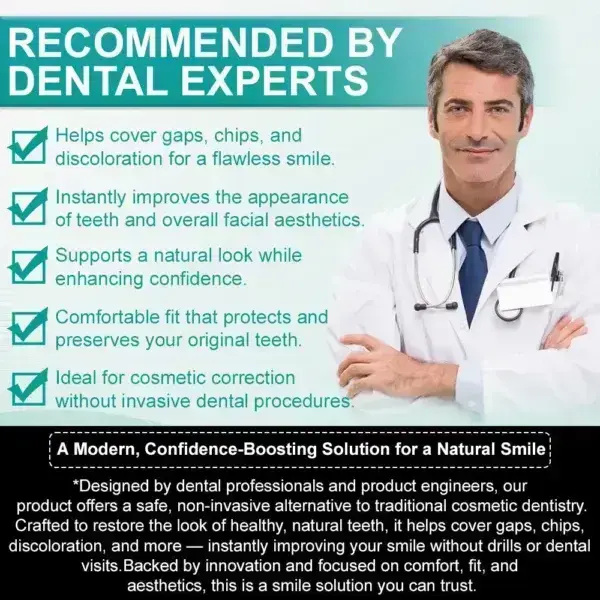 ๐๐ป๐๐๐ฎ๐ป๐ ๐ฆ๐๐ถ๐ฐ๐ธ-๐ผ๐ป ๐๐ฒ๐ป๐๐ฎ๐น ๐ฉ๐ฒ๐ป๐ฒ๐ฒ๐ฟ๐ (โ
Clinically proven, easy-to-use dental veneers trusted by over 8,000 US users for a comfortable, natural smile.) - Image 6