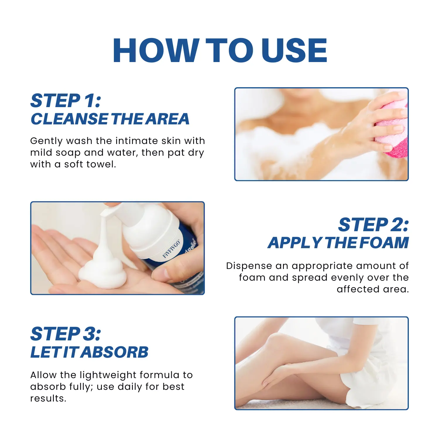 Advanced HPV & Rash Relief Genital Foam - Image 7