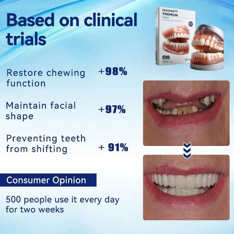 --🦷Advanced Customized Full Denture Set🦷 {Developed by Harvard University} - Image 4