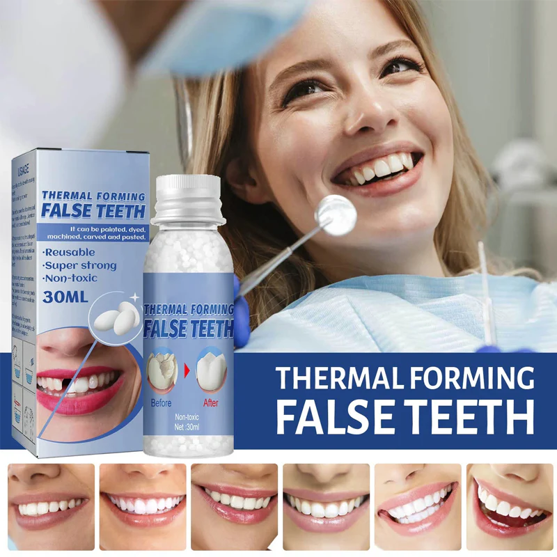 Moldable False Teeth