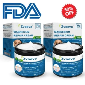 ✅Official Store: Magnesium Skin Repair Cream (Smooths Wrinkles, Firms Skin and Fades Stretch Marks)