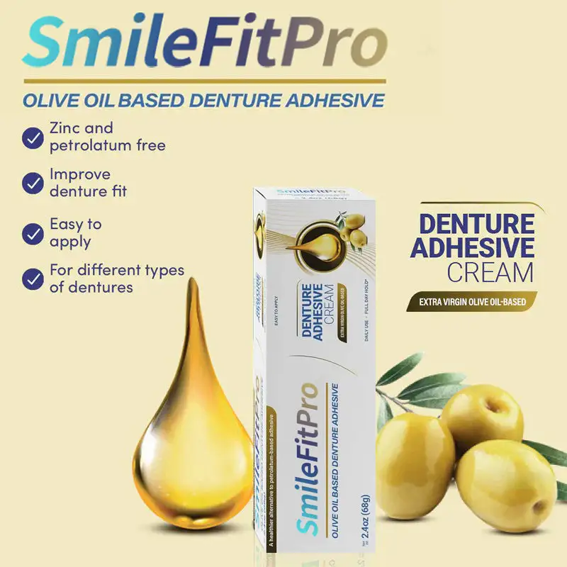 Olive Oil Denture Adhesive Cream - Image 2