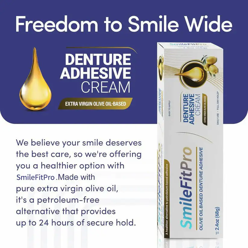 Olive Oil Denture Adhesive Cream - Image 4