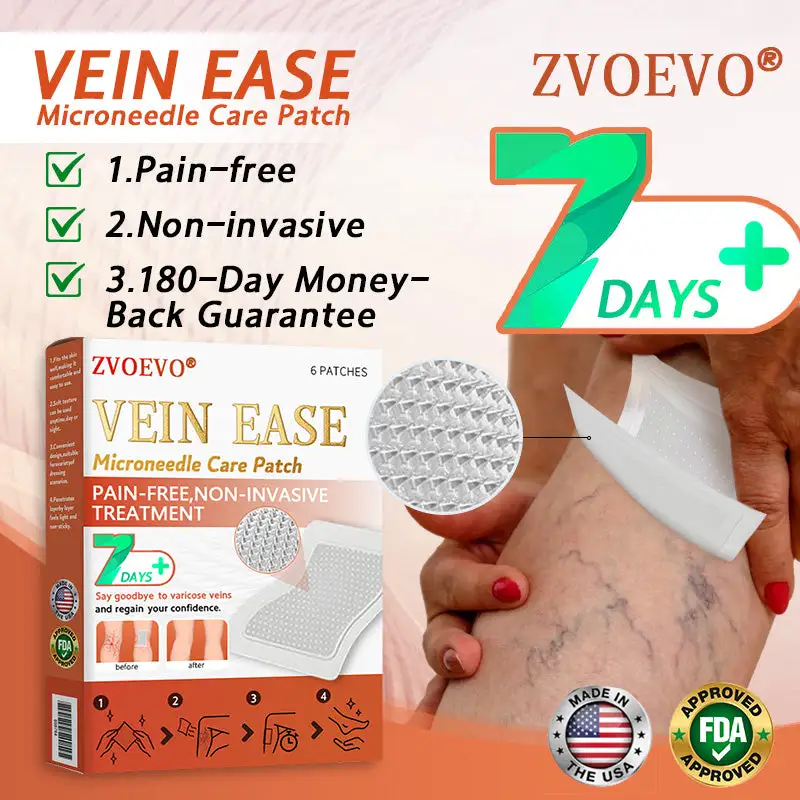 Vein Ease Microneedle Care Patch(For Spider Veins, Varicose Veins, Swelling & Leg Fatigue)