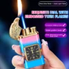 Windproof Lighter Vintage Watch Bezel Jet flame Torch